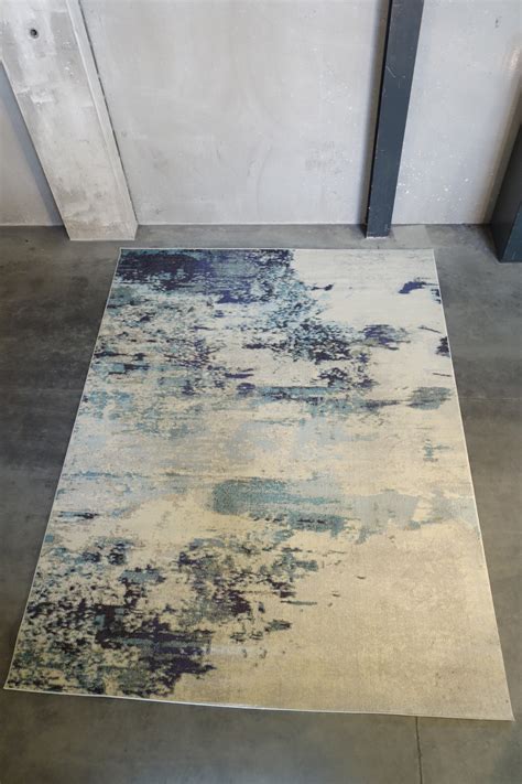 Esprit Teppich Blau aus Wolle » Aramis « Kurzflor teppiche