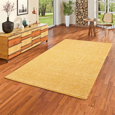 Patchwork Teppich Gelb Curry in 150x100cm (10012534) carpetido.de