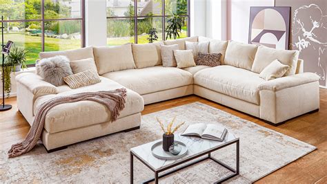 KAWOLA Ecksofa Leder braun elektrisch verstellbar Longchair »RISO