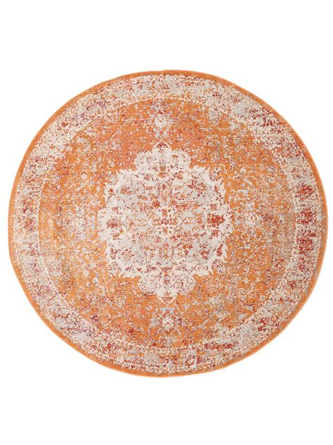 Russischer Stil Teppich in Orange und Beige Braun Tribal Etsy