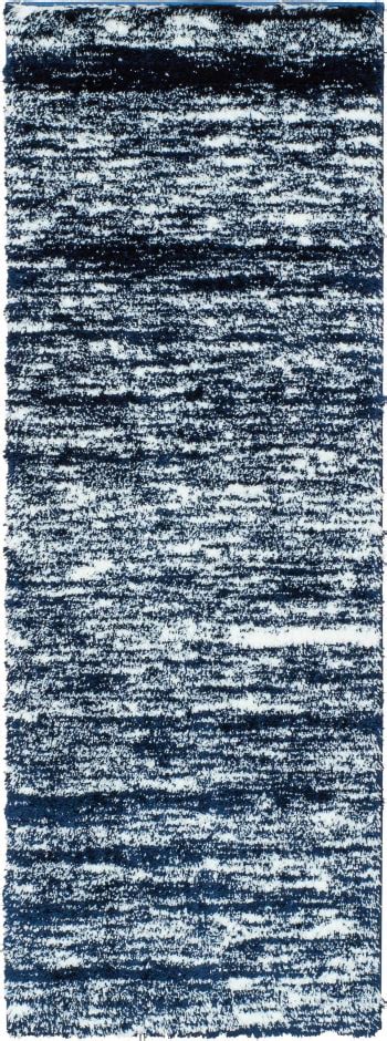 Waschbarer Kurzflor Designer Teppich Benuta Oslo 60006519 blau Raum