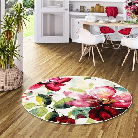 Blumen Teppich Girly Blumen Teppich Natur bunt Home Decor Etsy
