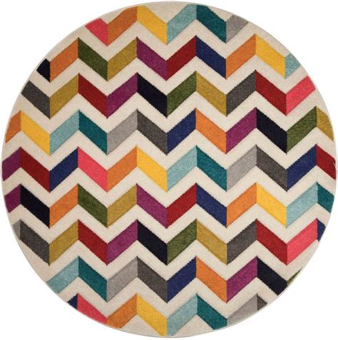 Teppich rund für den Außenbereich taupe kaufen