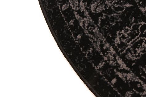 Teppich SHAGGY schwarz rund Ø 67 cm Hochflor & Shaggyteppiche