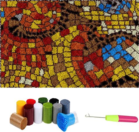 Puppies and wolves DIY Latch Hook Kit Carpet Rug Making Kit 50 Etsy