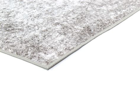 Teppich Leder Patchwork Modern Silber Metallic Wohnzimmer Creme Silber