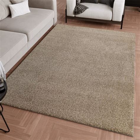 Hochflor Teppich Beige