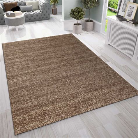 Teppich Kurzflor Modern Gemütlich Preiswert Mit Melierung Beige Creme