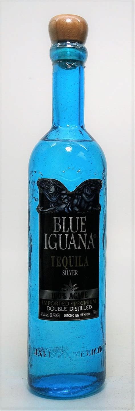 Tequila Bottles Blue
