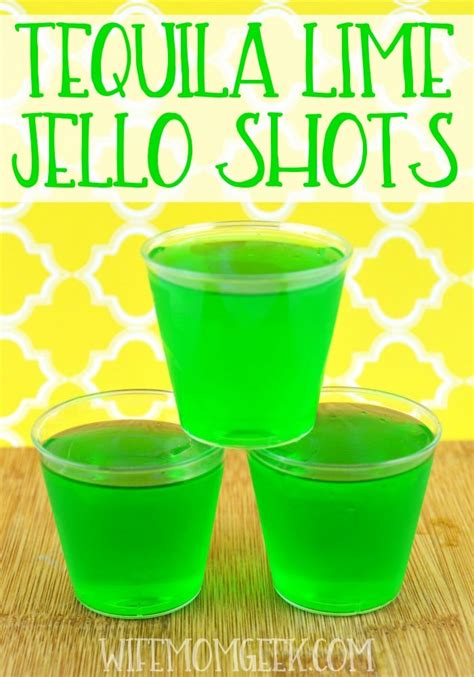tequila lime jello shots