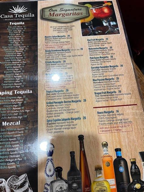Tequila Restaurant Chicago Menu