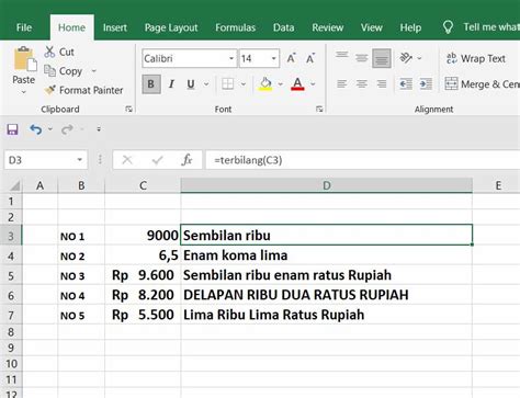Terbilang Excel Download: Membantu Konversi Angka ke Teks dengan Mudah