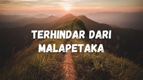 Terhindar dari Malapetaka