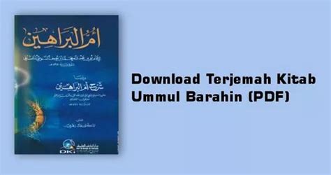Ilustrasi mengenai penerjemahan Ummul Barahin