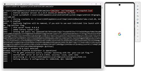 Terminal Android Studio Command