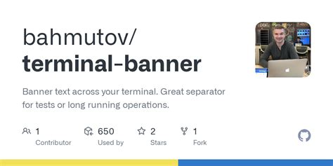 Terminal Banner Github
