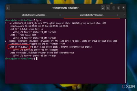 terminal command to find ip address in ubuntu