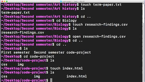 Terminal Create Html File