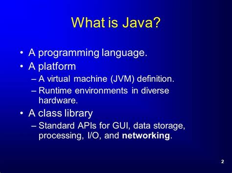 Terminal Definition Java