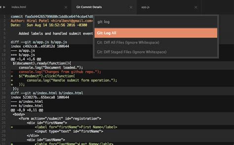 Terminal Git Sublime