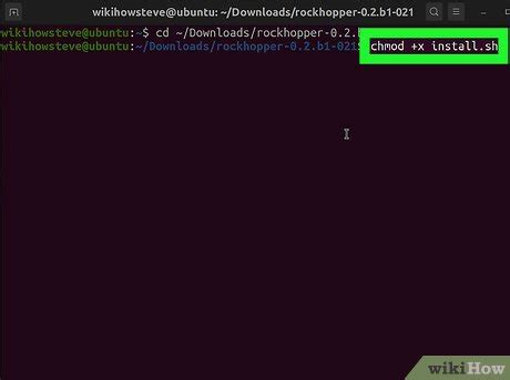 Terminal Make Sh File Executable
