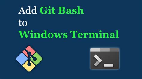 Terminal Open Git Bash
