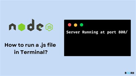 Terminal Run Node.js