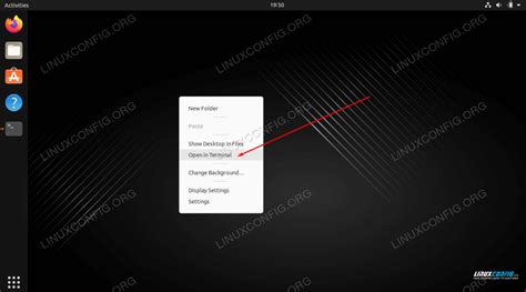 Terminal Ubuntu Opening