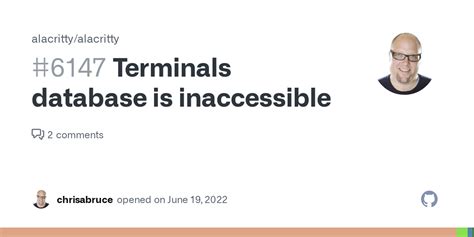 Terminals Database Is Inaccessible Alacritty