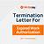 termination letter for expired work authorization