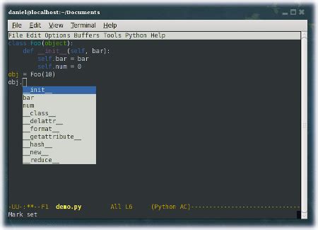 Tern Autocomplete Emacs