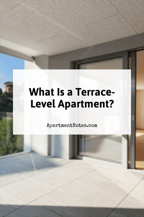 terrace level meaning