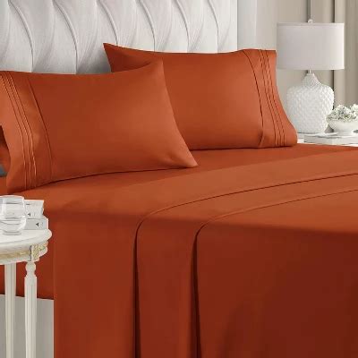 Terracotta Bed Sheets Target