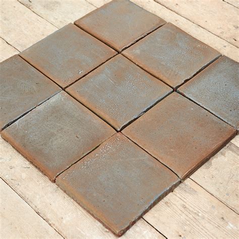 terracotta glazed floor tiles