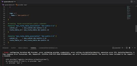 terraform plan not working