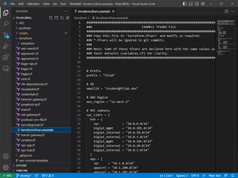 terraform plan tfvars example
