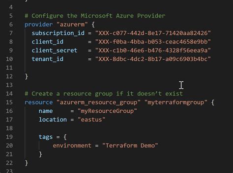 terraform providers example