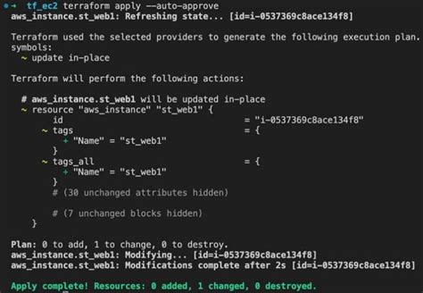 terraform sample code for aws
