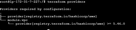 terraform state list providers