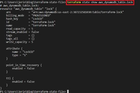 terraform state list vs show