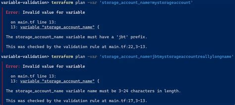 terraform variable validation list