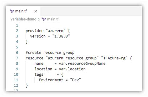 terraform variables.tf example