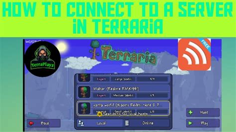 FREE ITEMS SERVER Terraria mobile 1.3 YouTube