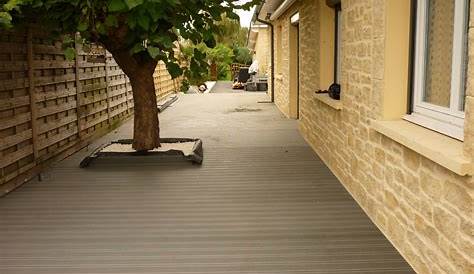 Terrasse Composite Sur Dalle Beton Pose Bois Belle Maison Bois Plots