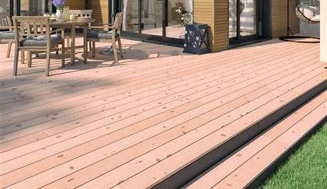 Terrasse Douglas Lame De Bois Naturel Lapeyre Piscine Pinterest