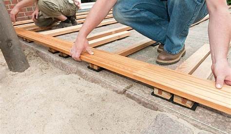 Terrassendielen Unterkonstruktion Anleitung Holz Terrasse Selbst Bauen Diy Info