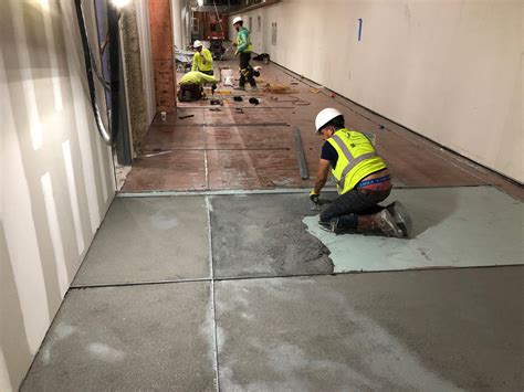 terrazzo floor installation process