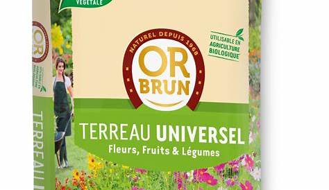 Terreau Universel 40L Or brun Les Jardins de Provence