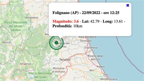 terremoto marche 22 settembre 2022