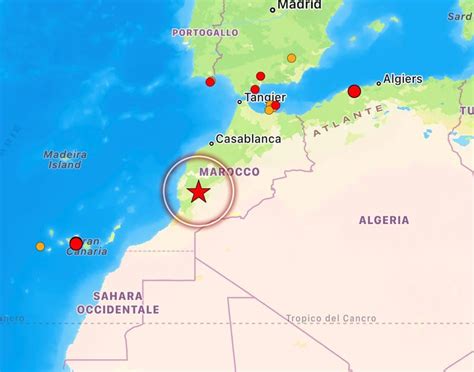 terremoto marocco zone colpite